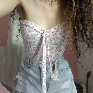 one piece pink flowers